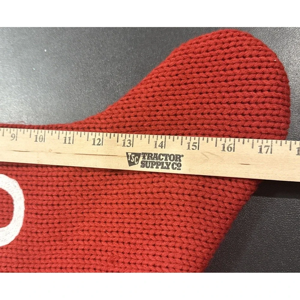 Wondershop Monogram Christmas Stocking Initial Letter U Red Knit‎ Target 17